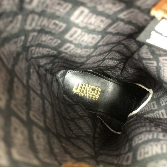 VTG DINGO Montana Cowboy Boots Men’s Sz 10 D Brown‎ Leather Western Pointed Toe - Picture 12 of 12